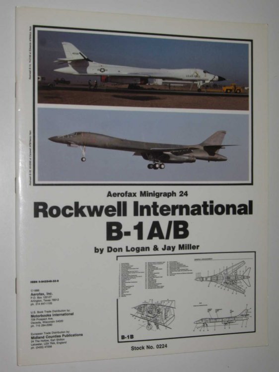 Rockwell International B-1A/B : Aerofax Minigraph 24