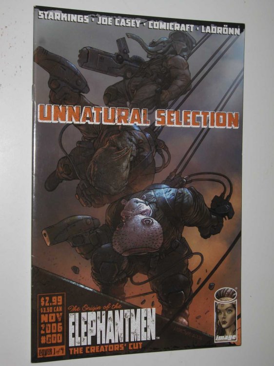 Elephantmen 000: Unnatural Selection (cover 1 of 4) : The Origin of the Elephantmen