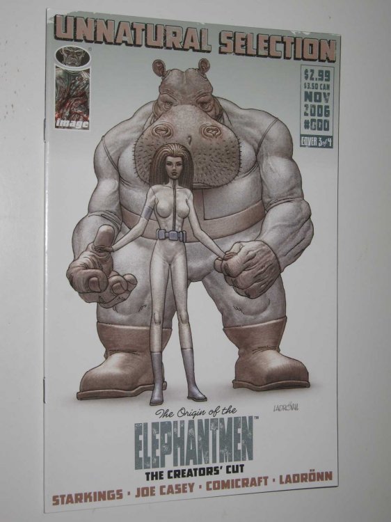 Elephantmen 000: Unnatural Selection (cover 3 of 4) : The Origin of the Elephantmen