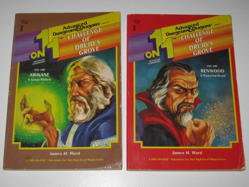 Challenge of Druid's Grove [2 Book Set - Advanced Dungeons & Dragons 1 on 1 Adventure Gamebooks Series