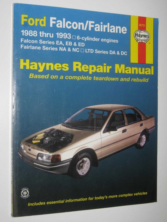 Ford Falcon and Fairlane 1988 thru 1993 Automotive Repair Manual