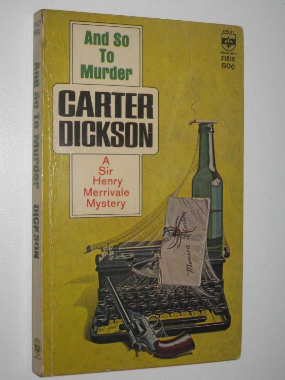 And So To Murder - Sir Henry Merrivale Series #10