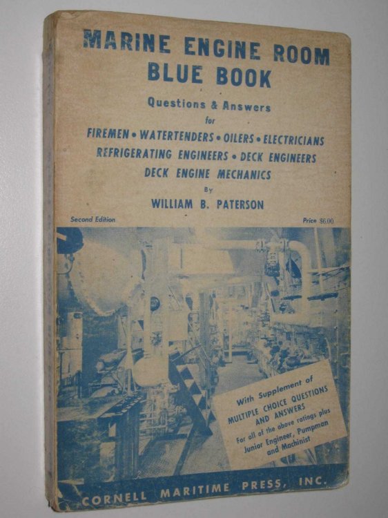 Marine Engine Room Blue Book