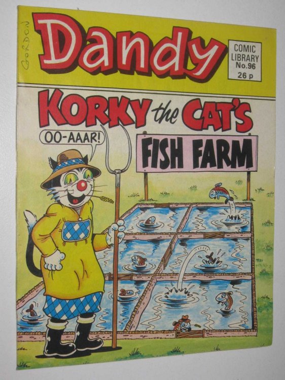 Korky the Cat's Fish Farm - Dandy Comic Library #96