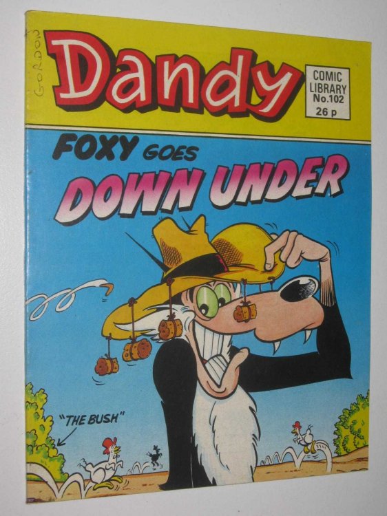 Foxy Goes Down Under - Dandy Comic Library #102