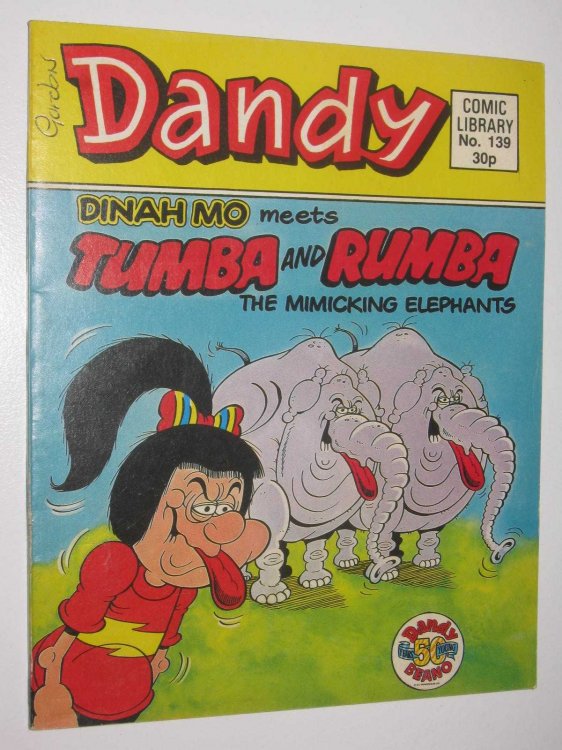 Dinah Mo Meets Tumba & Rumba the Mimicking Elephants - Dandy Comic Library #139