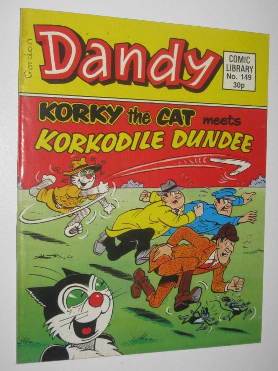Korky the Cat Meets Korkodile Dundee - Dandy Comic Library #149