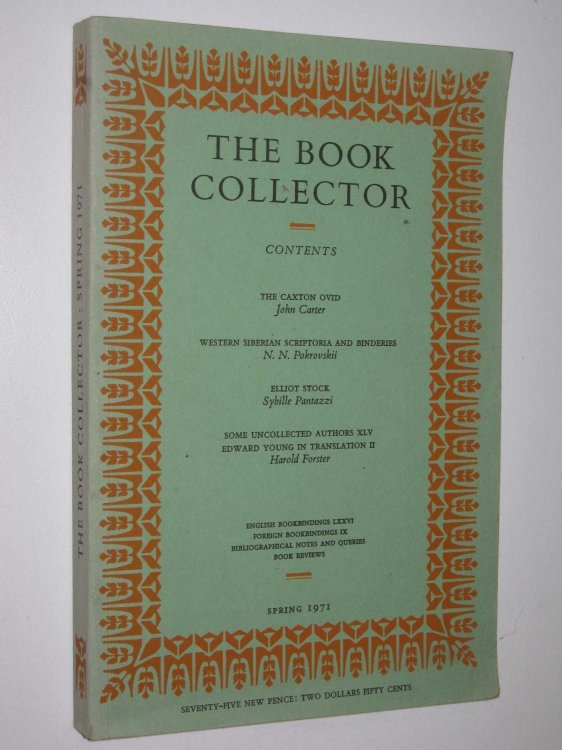 The Book Collector Volume 20 No. 1 Spring 1971