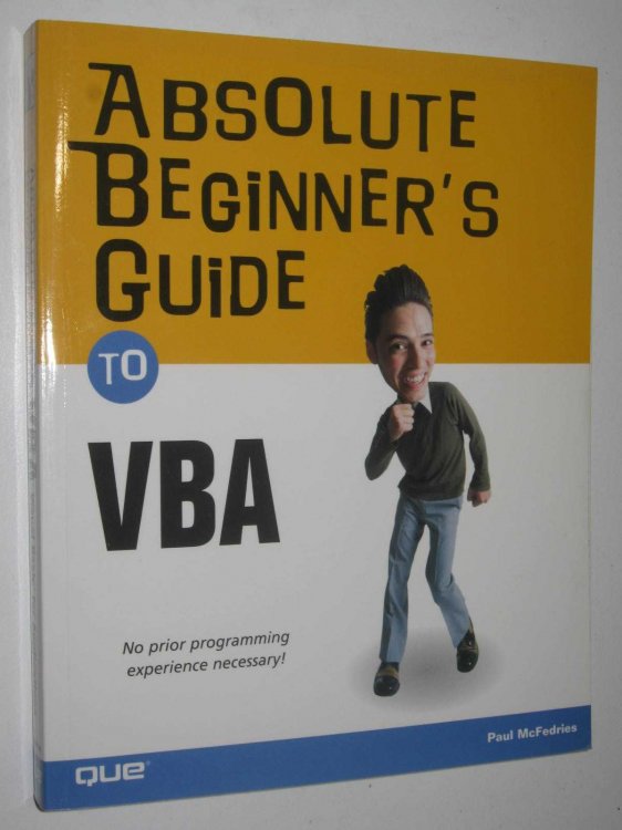 Absolute Beginner's Guide to VBA