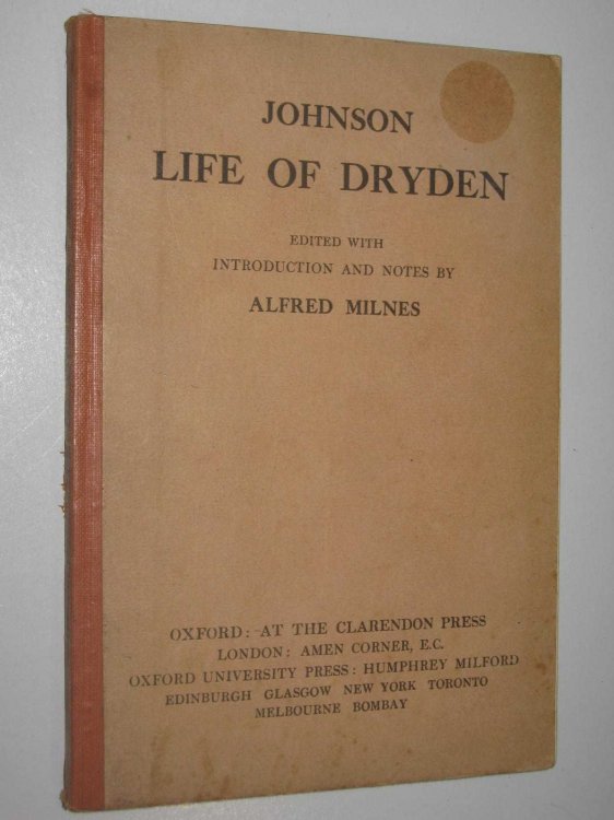 Johnson's Life of Dryden