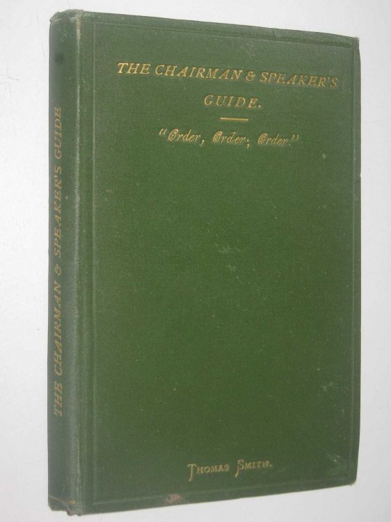 The Chairman and Speaker's Guide