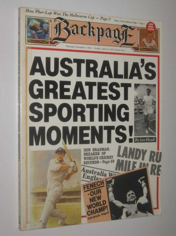 Backpage: Australia's Greatest Sporting Moments