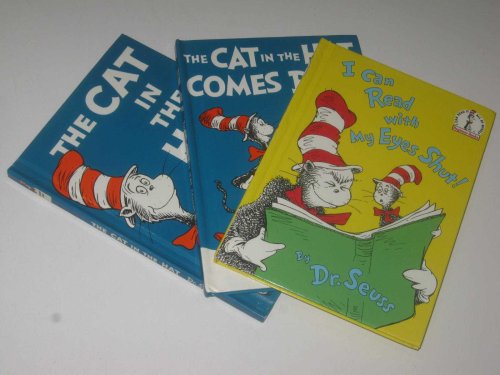 The Cat in the Hat + The Cat in the Hat Comes Back + I Can Read With My Eyes Shut - Beginner Books #B-1, B-2 & B-64