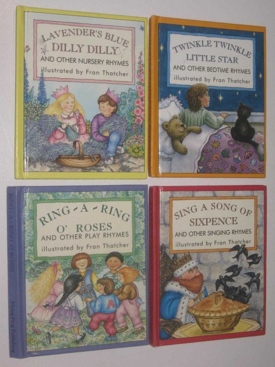 Sing A Song Of Sixpence , Ring A Ring O' Roses, Twinkle Twinklw Little Star, Lavender's Blue Dilly Dilly