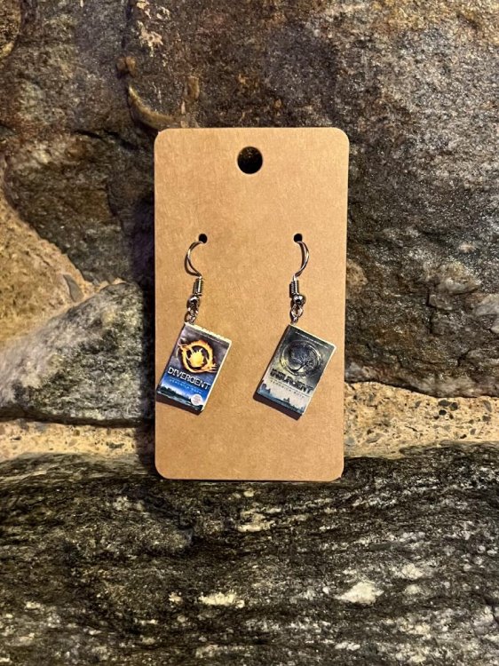 Divergent Book Earrings