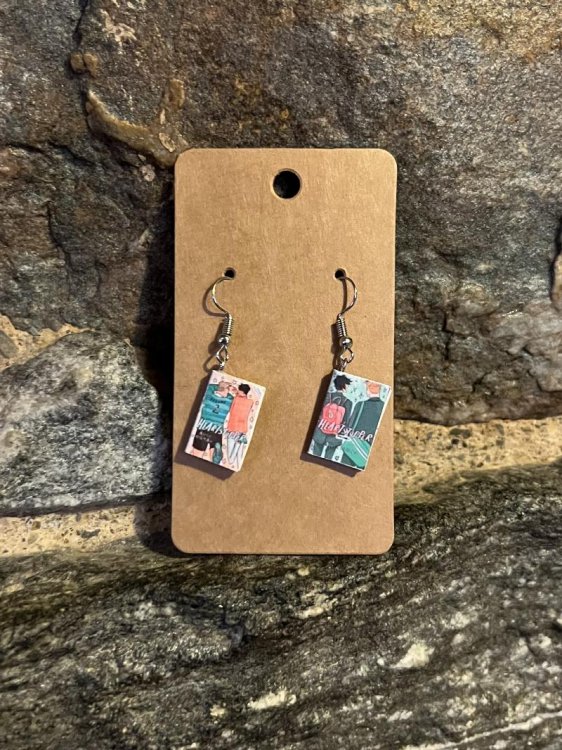 Heartstopper Book Earrings