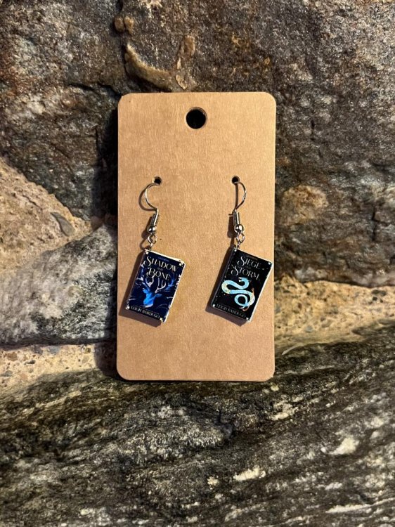 Shadow and Bone Book Earrings