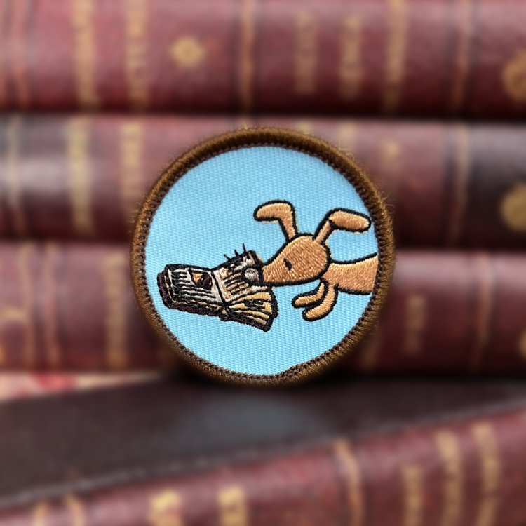 Book Sniffer Badge