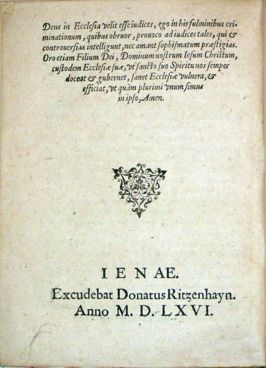 Apologia D. Ioannis Stosselii, Opposita Sophisticis et Friuolis cauillationibus quorundam censorum, in Comitatu Mansfeldensi, qui ambitione & odio accensi, potentiam & authoritatem reformandi alienas Ecclesias arroganter sibi sumunt, & prætextu puritatis doctrinæ, & glori