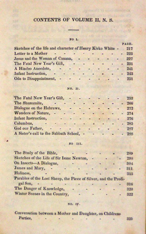 Christian's Manual: Designed for Families and Sunday Schools. Vol. II. New Series.