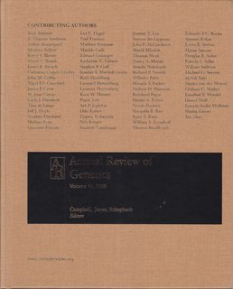 Annual Review Genetics W/Online Vol 42 (Annual Review of Genetics)