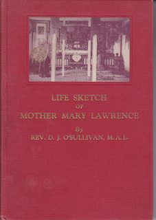 Life sketch of Mother Mary Lawrence, F.M.M
