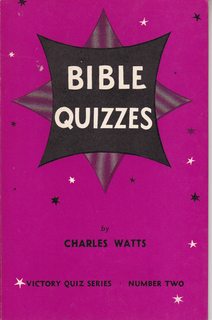 Bible Quizzes: Victory Quiz Series No. 2