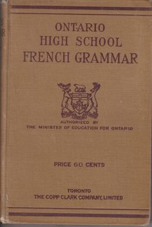 Ontario High School French Grammar