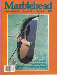 Marblehead (MA): A Seacoast Journal, Volume VII No. 2, Indian Summer 1986