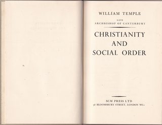 christianity and social order