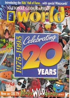 National Geographic World No. 241 September 1995: Celebrating 20 Years