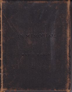 In Memoriam. Poems by Marie Mason. Died November 10, 1881