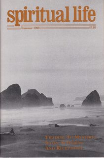 Spiritual Life Vol 39 No. 2 Summer 1993: Yielding to Mystery-Icons, Suffering and Receptivity