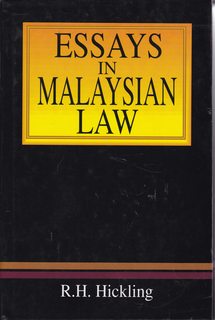 Essays in Malaysian Law