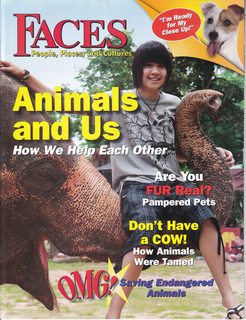 Faces: People Places and Cultures, July/August 2011 Vol. 27 No. 9: Animals and Us-How We Help Each Other