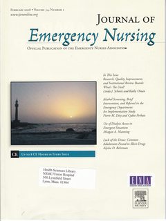 Journal of Emergency Nursing Vol 34 No. 1 Feb. 2008: Research, Quality Improvement and Institutional Review Boards- Whats The Deal