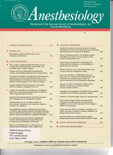 Anesthesiology Vol. 94 No. 2 February 2001: The Cardiac Anesthesia Risk Evaluation Score-A Clinically Useful Predictor of Mortality and Morbidity after Cardiac Surgery