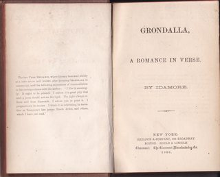 Grondalla, A Romance in Verse