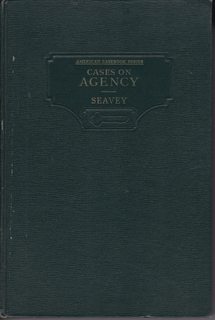 Cases on agency, (American casebook series)