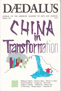 Daedalus, Journal of the American Academy of Arts & Sciences (Spring 1993): China in Transformation