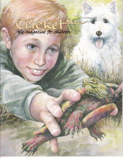 CRICKET Magazine March 1993 Volume 20 No. 7: Cover- Moving Day by Karen Ritz