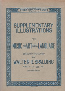 Supplementary Illustrations for Music an Art and a Language Part III (Schmidts Educational Series No. 257)