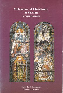 Millennium of Christianity in Ukraine: A Symposium