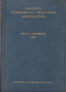 Eastern Commercial Teachers Association, Ninth Yearbook 1936: Guidance in Business Education