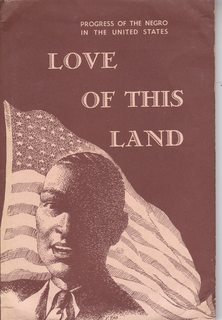 Progress of the Negro in the United State Love of This Land [Paperback] [Jan 01, 1956] ROBINSON, James H. Illustrated by Elton C. Fax