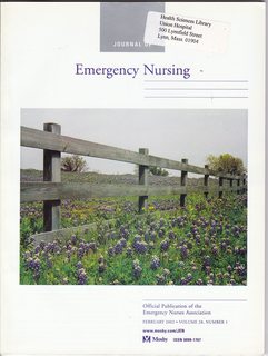 Journal of Emergency Nursing, Volume 28 Number 1 February 2002: Guiding Principles at Triage-Advice for New Triage Nurses