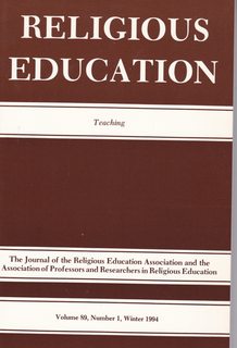 Religious Education-The Journal of the Religious Education and the Associations of Professors and Researchers in Religious Ed. Vol. 89 No. 1 Winter 1994: Teaching