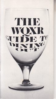 The WQXR Guide to Dining Out