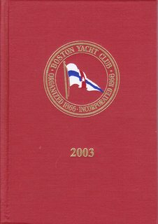Boston Yacht Club 2003 137th Year (Marblehead Station)