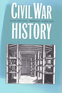 Civil War History (Quarterly Journal) Vol.48 No. 3 Sept. 2002 ISSN: 0009-8078